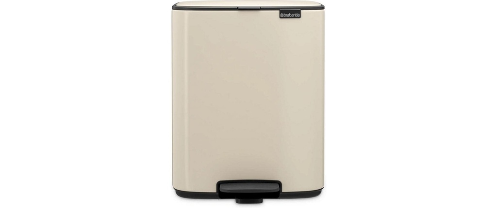 Brabantia Poubelle à pédale Bo 12 l, Beige
