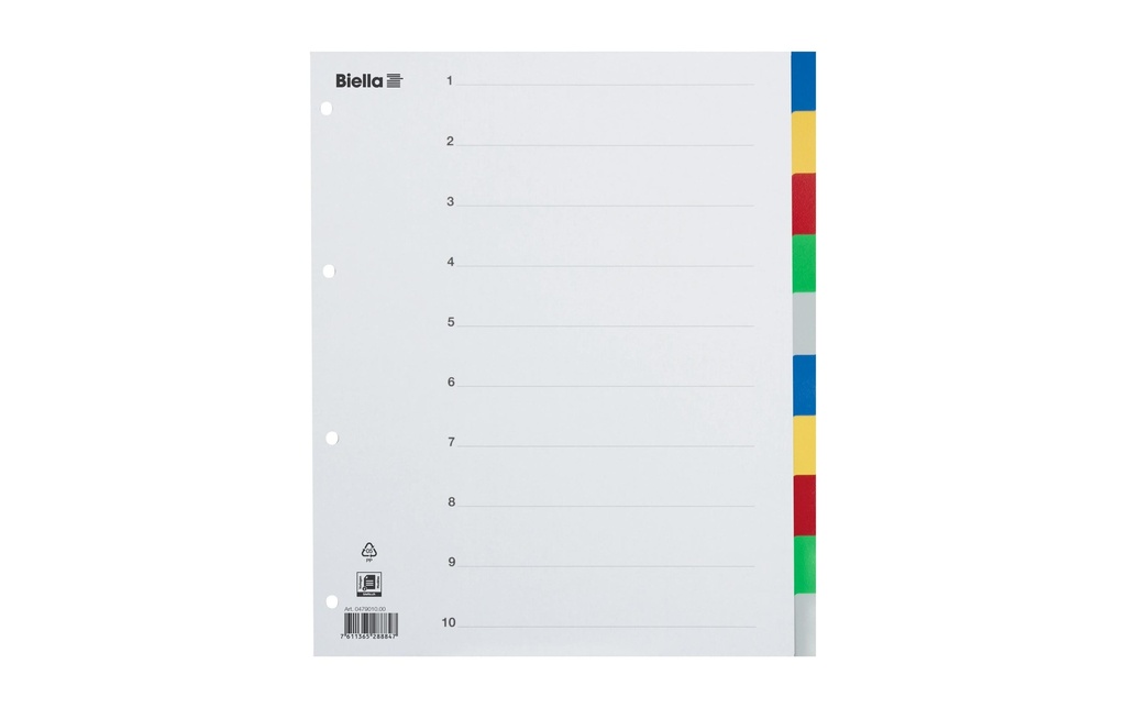BIELLA Répertoire PP 10ongl.neutre