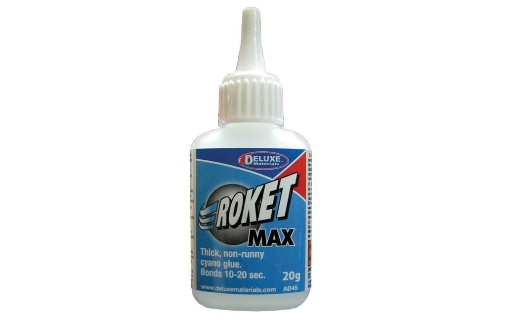 Deluxe Materials Colle pour modélisme Roket Max 1 Pièce/s, Transparent
