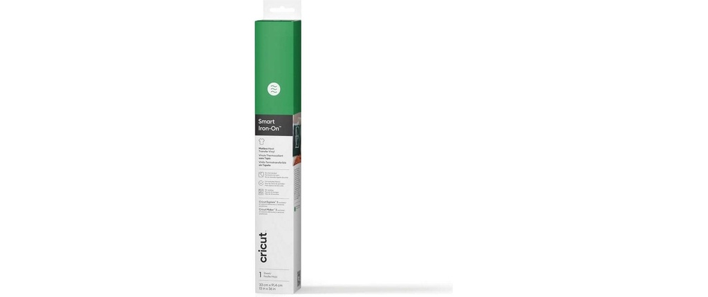Cricut Film thermocollant Smart Iron-On 33 x 91.4 cm, Vert