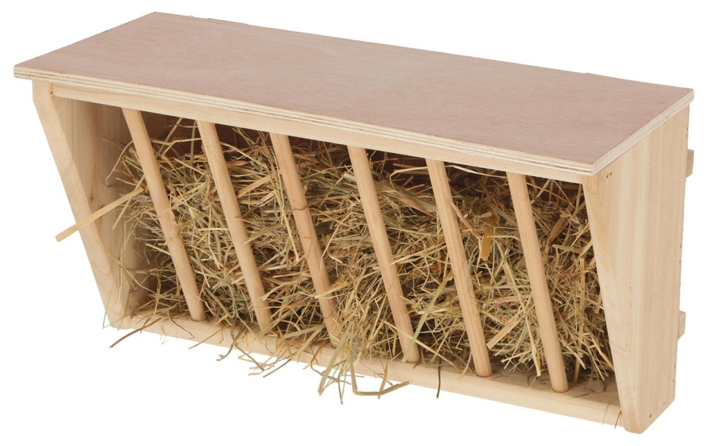 Kerbl Râtelier à foin avec planche de siège, 37 x 17 x 20 cm