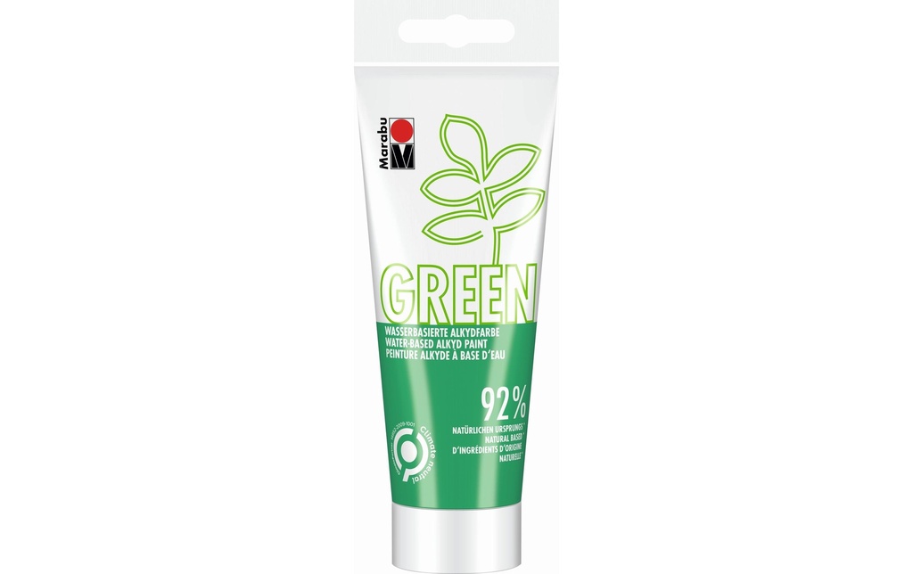 Marabu Peinture pour bricolage Peinture alkyde Green Vert clair, 100 ml