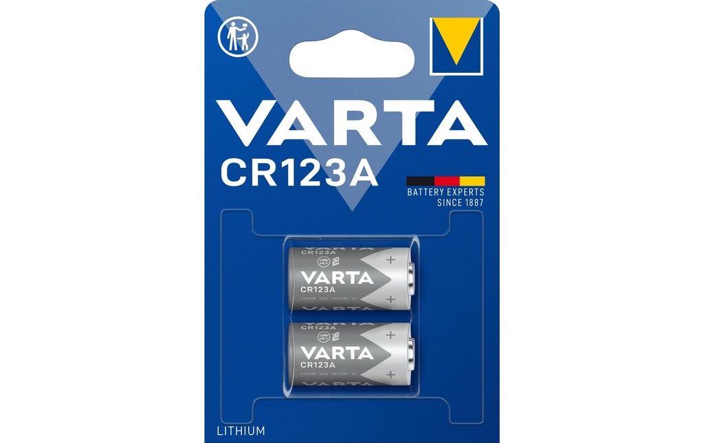 Varta Pile photographique CR123A , 2 Pièce/s