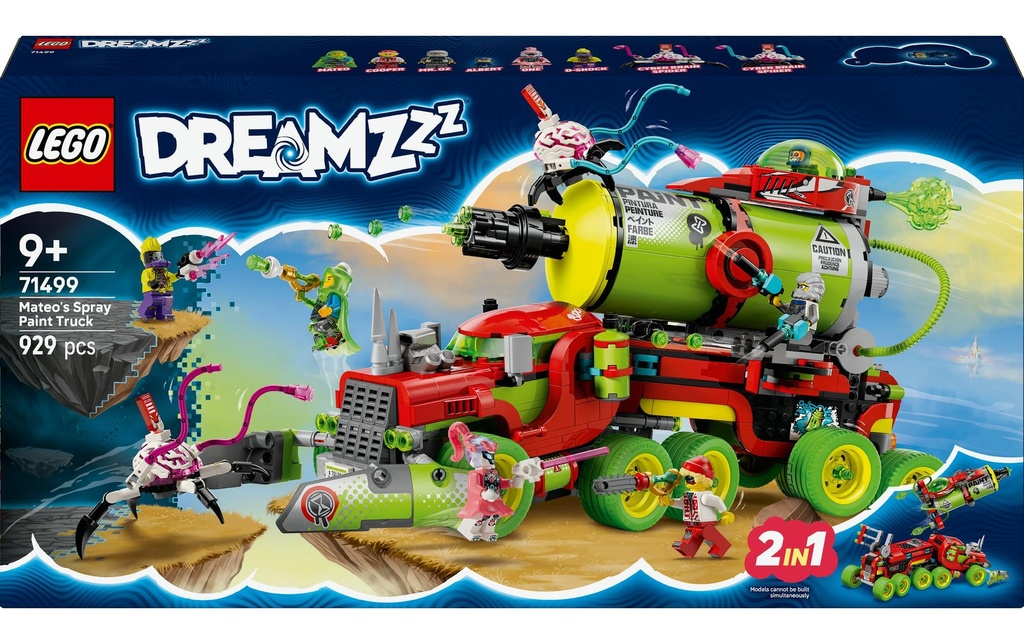 LEGO® DreamZzz Camion de peinture aérosol de Mateo 71499