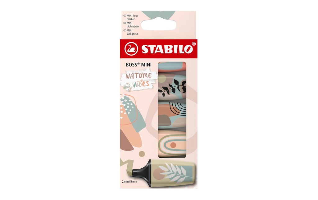 STABILO STABILO Boss Mini Naturvib.5p. (5 pces)