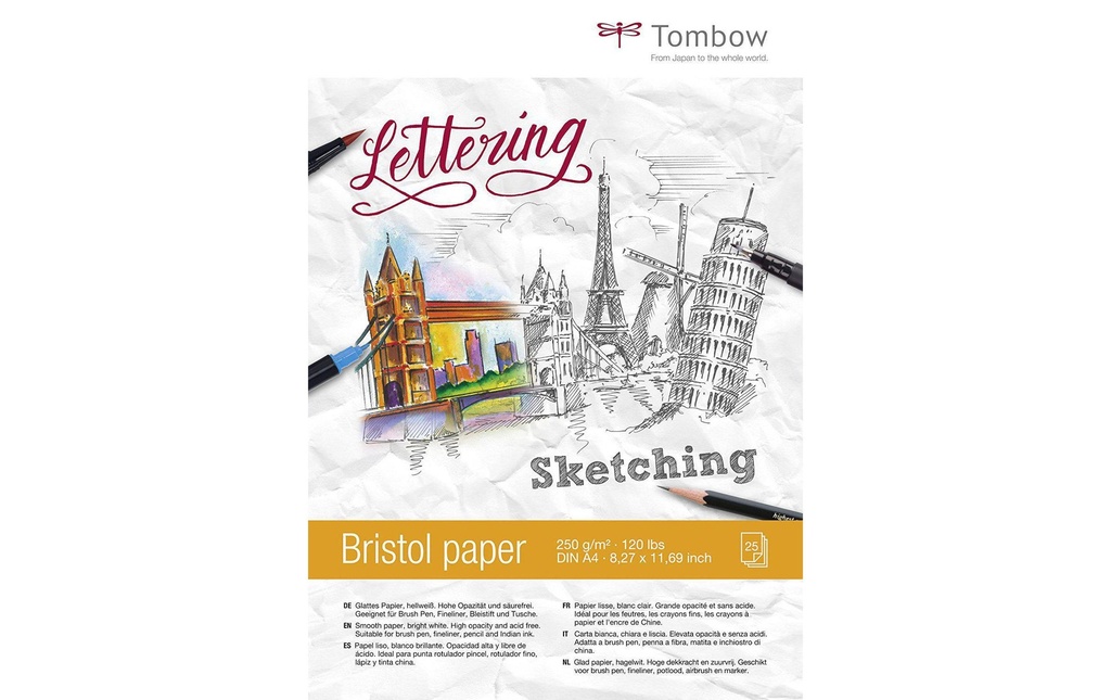 TOMBOW Bloc dessin Bristol