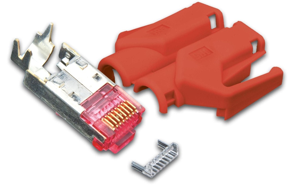 Wirewin Connecteur RJ45 Hirose TM31 50 Pièce/s, Rouge