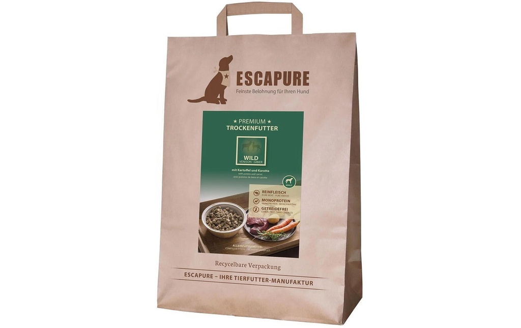Escapure Alimentation sèche Sauvage Premium 4 kg