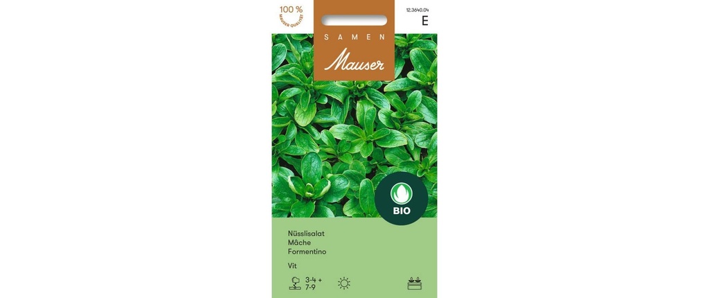 Samen Mauser Semence Bioline Salade de noix Vit