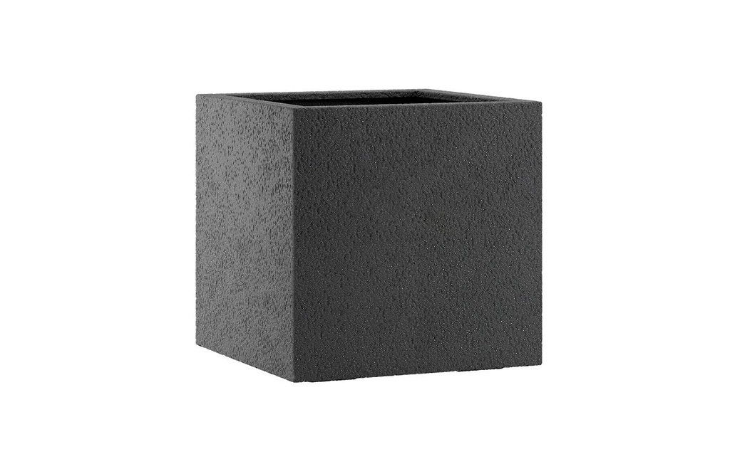 Esteras Pot de fleur Lisburn, 47 cm, Noir