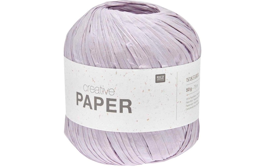 Rico Design Papier de laine lilas, 75 m