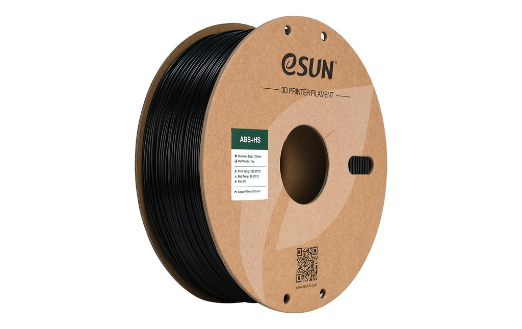 eSun Filament ABS+ HS Noir 1.75 mm 1 kg