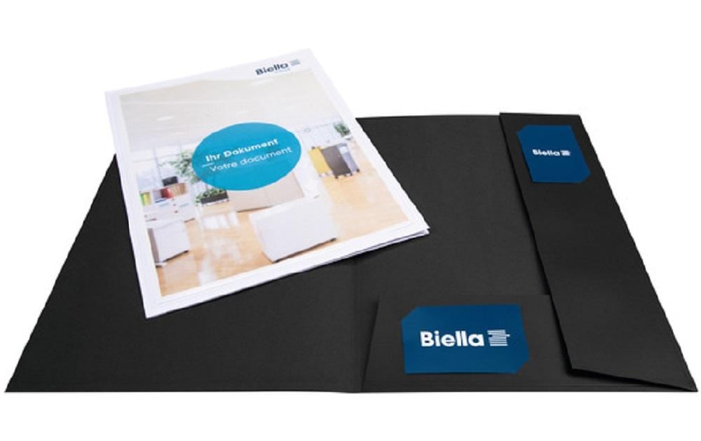 Biella Dossier de présentation Pearl A4 Noir, 25 pièces