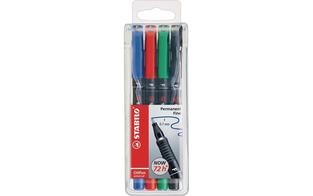 STABILO OHPen 842 étui (4 pces)
