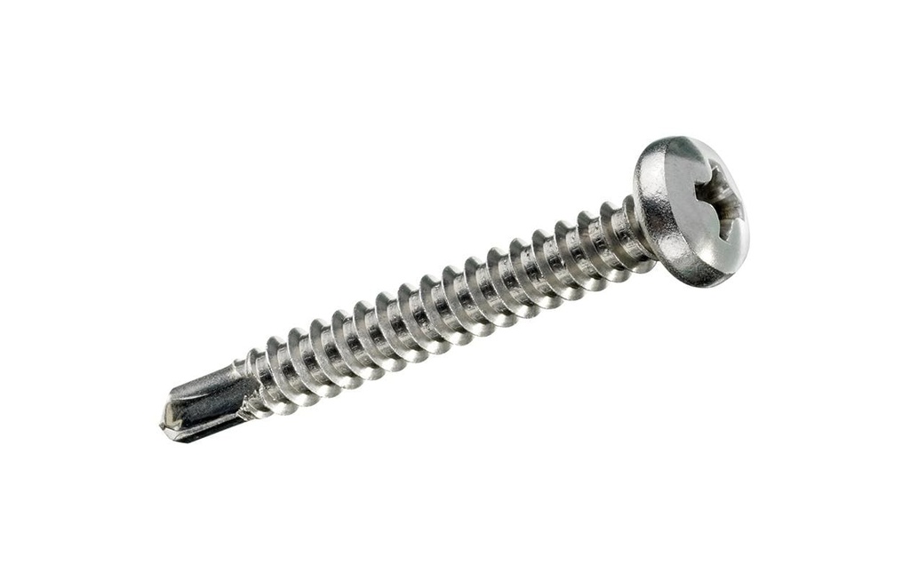 FTM Vis auto-foreuses tête de lentille 3.5 x 9.5 mm Acier, 10 pièces