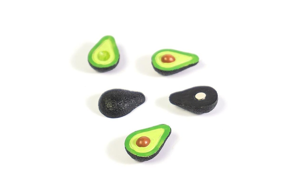 Trendform Aimant Avocado Set de 5 pièces, Vert