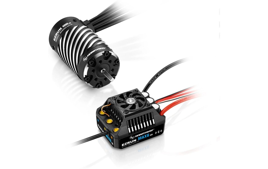 Hobbywing Kits d’entraînement sans brosse Ezrun MAX6 G2 Combo 4990SD 1650 kV