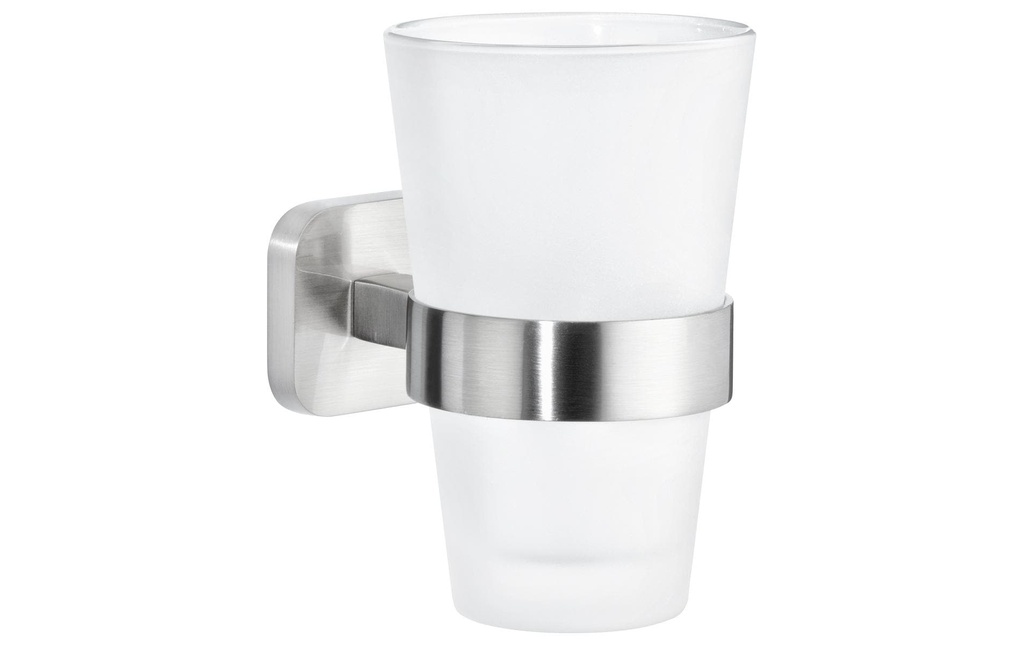 tesa Porte-brosse à dents Esteetic sans perçage, argent