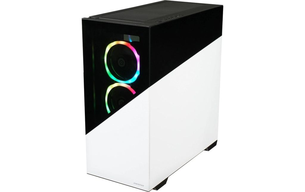 Enermax Boîtier d’ordinateur ENERMAXK8 noir/blanc