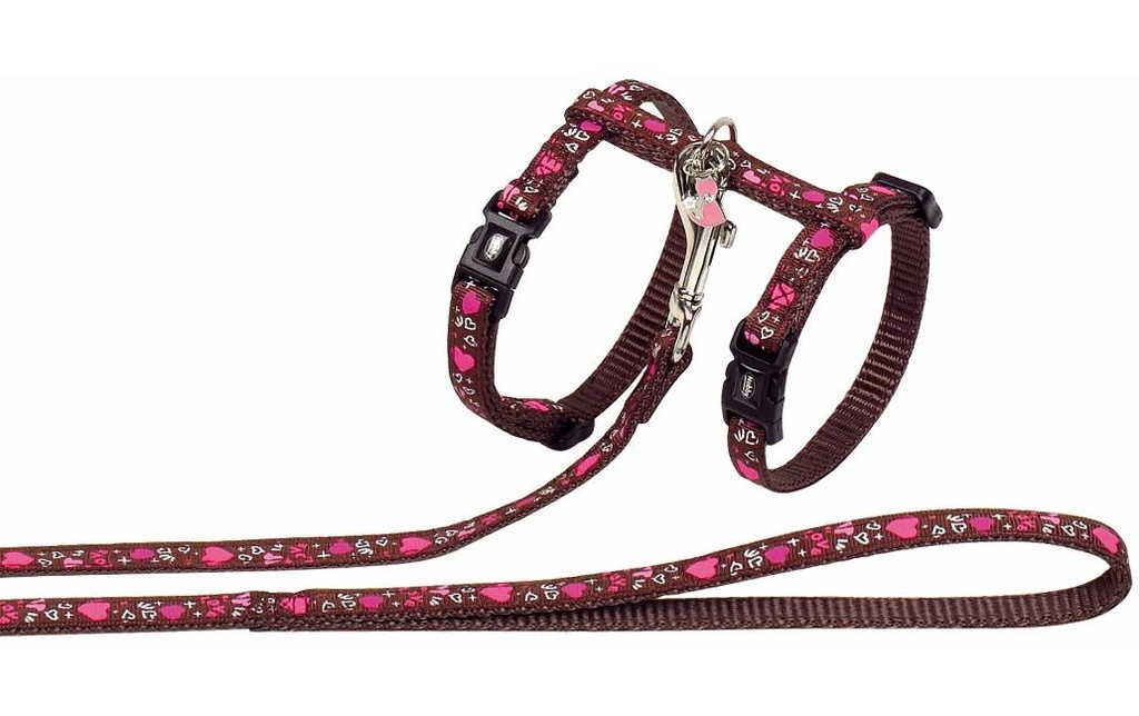Nobby Collier pour chat Garniture Love, Rouge