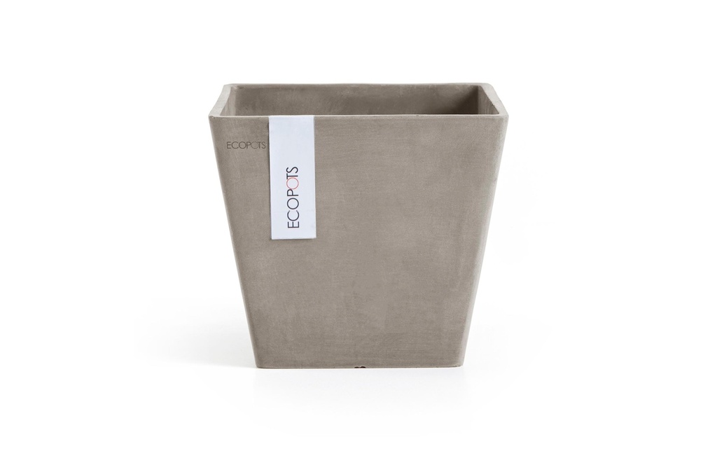 Ecopots Pot de fleur Rotterdam Ø 20 cm Taupe