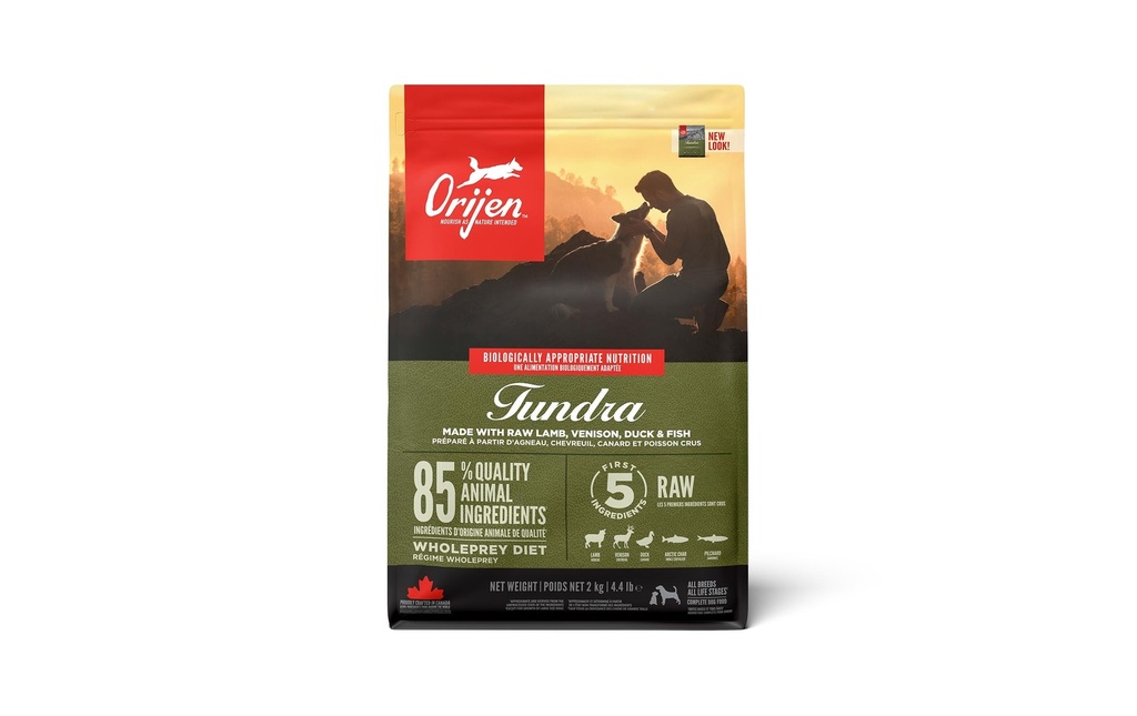 Orijen Alimentation sèche Dog Tundra avec chèvre, 2 kg