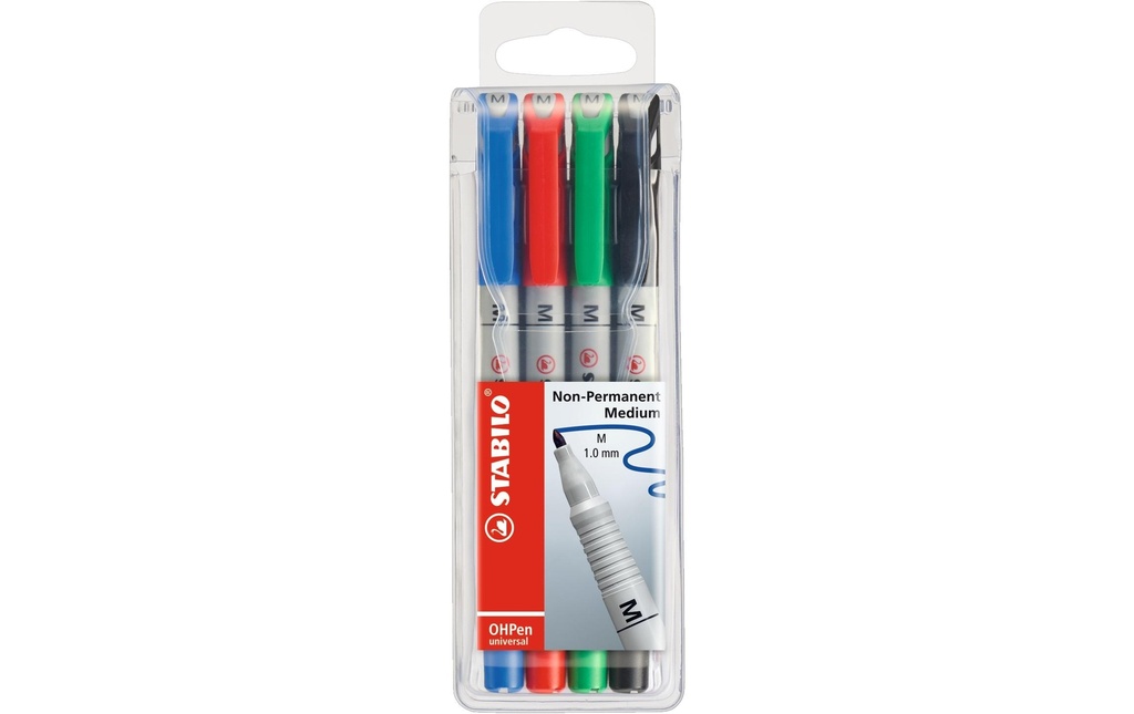 STABILO OHPen 853 étui (4 pces)