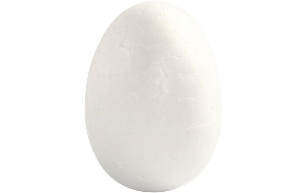 Creativ Company Œuf en polystyrène 4.8 cm Blanc, 10 pièces