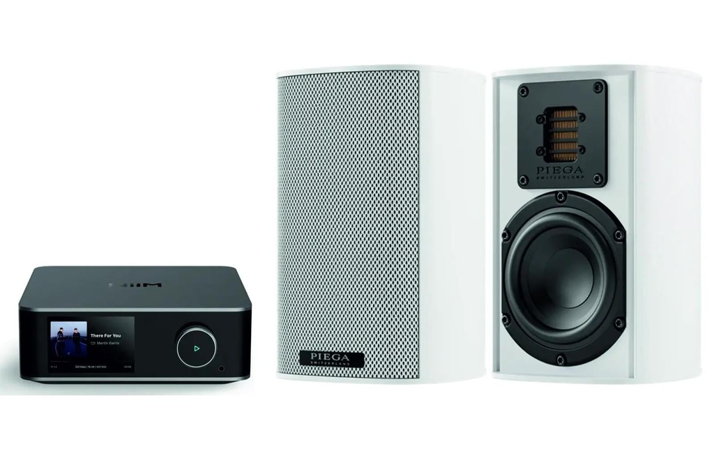 PIEGA SA Bundle Ace 30 + WiiM Amp Ultra (Blanc/Space Grey)