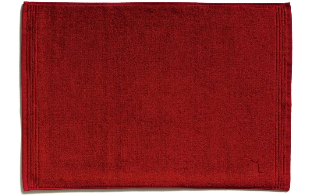 Möve Tapis de bain Superwuschel 50 x 70 cm, Rouge