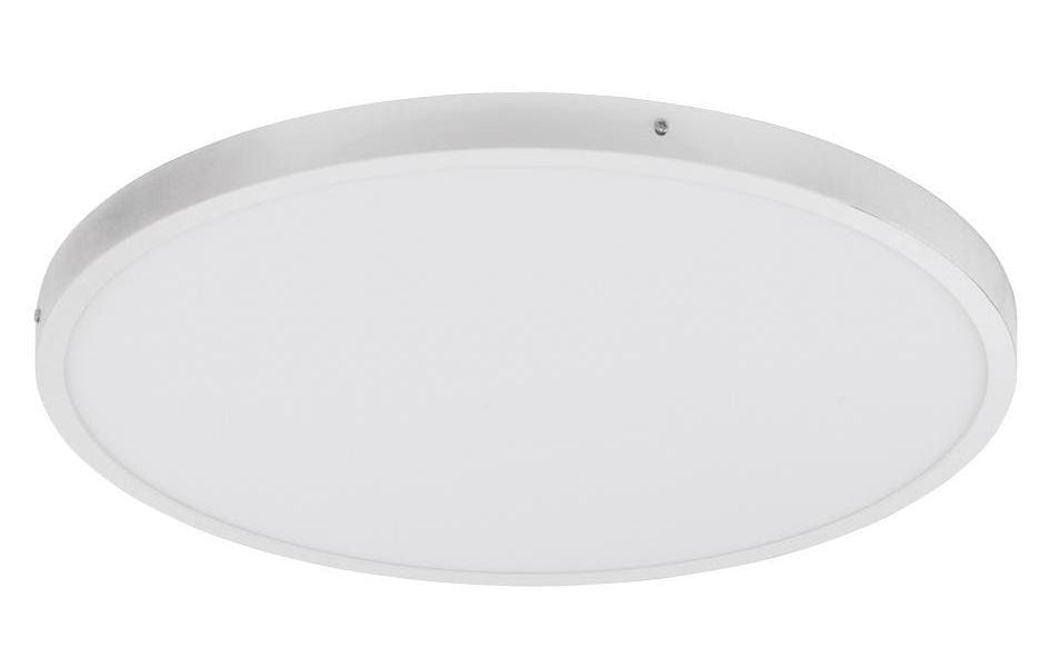 EGLO Leuchten Lampe montée en saillie FUEVA 1 25 W, Ø 40, argent, Blanc chaud (WW)