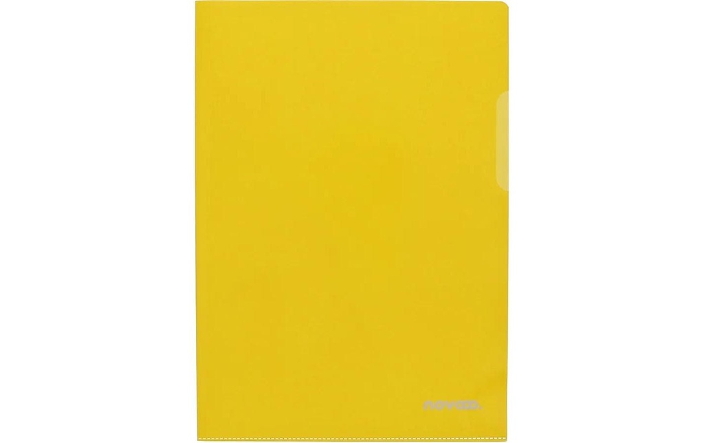 novooo. Pochettes transparentes Pro 140my 100 pièces Jaune