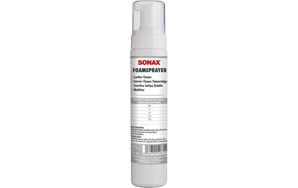 Sonax Pulvérisateur de mousse, 250 ml