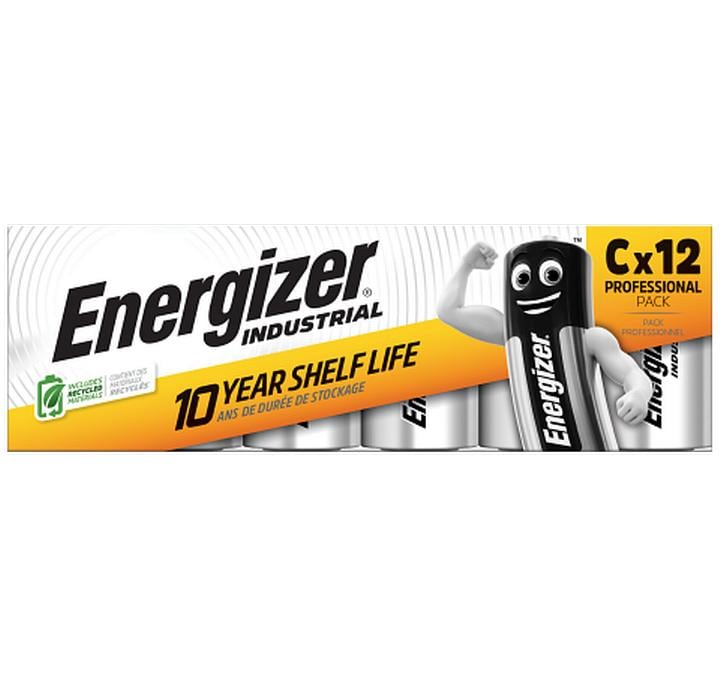 Energizer Pile Industrial Alkaline Baby C , 12 Pièce/s