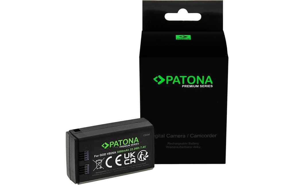 Patona Batterie Premium pour Godox VB26