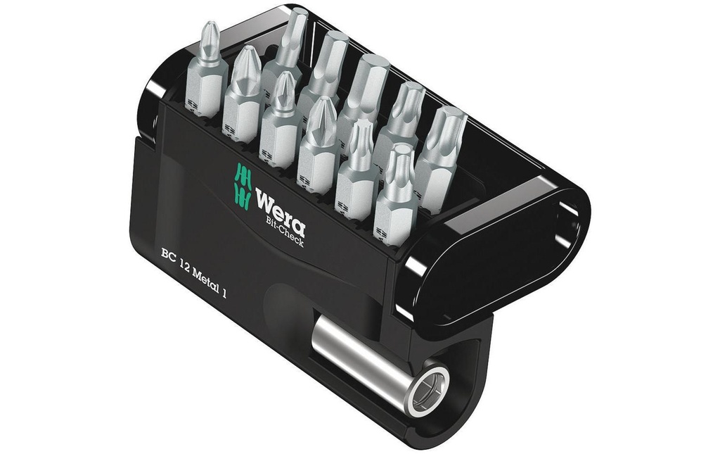 Wera Kits de bits Bit-Check 12 Metal 1,  12-teilig