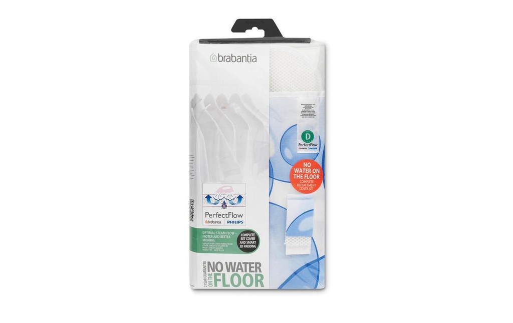 Brabantia Housse de planche à repasser Perfect Flow 135 cm x 45 cm