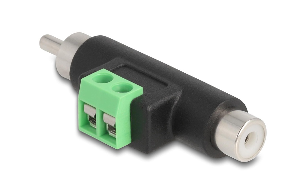 Delock Adaptateur audio Bloc terminal vers Cinch - Cinch