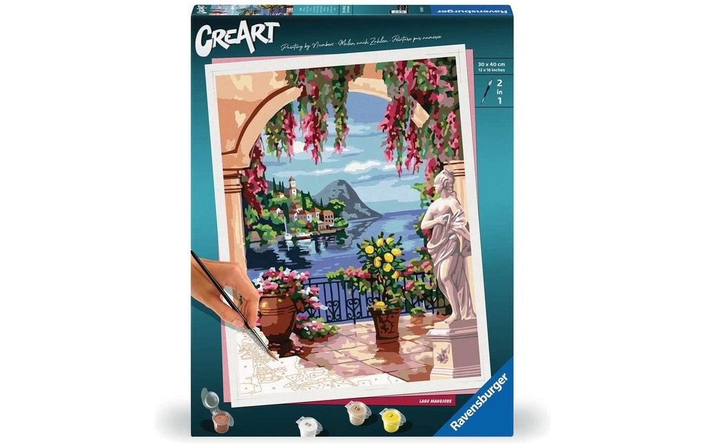 Ravensburger Peinture avec chiffres CreArt Lac Majeur
