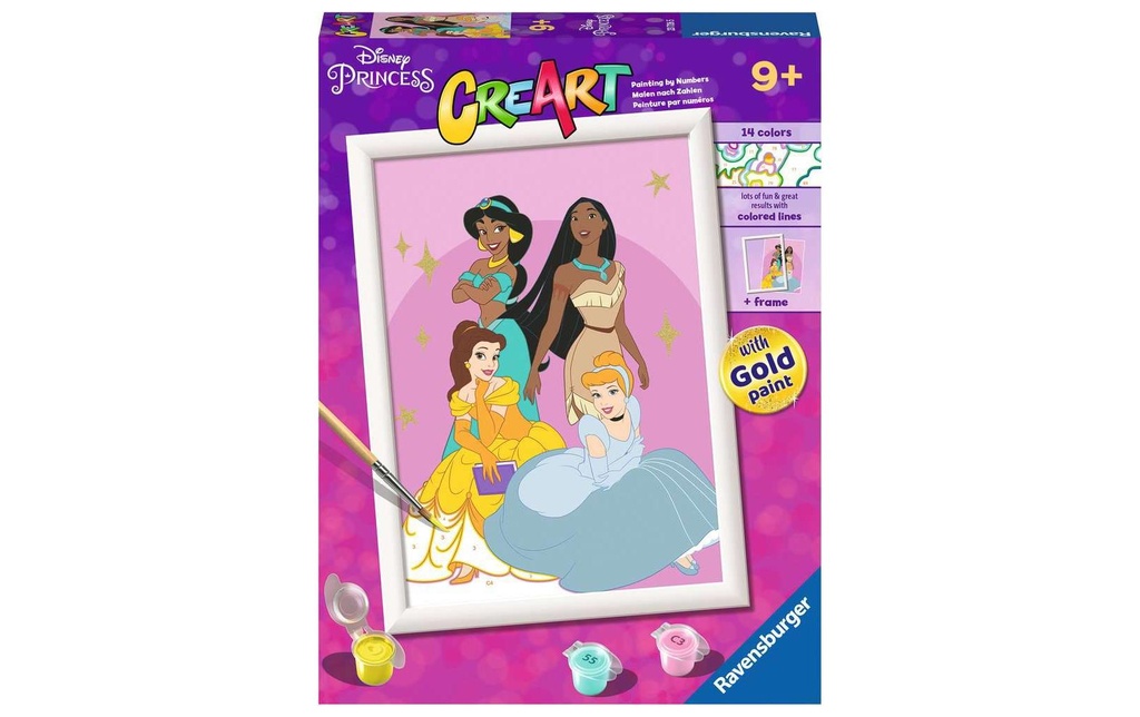 Ravensburger Peinture avec chiffres CreArt: Disney Princess