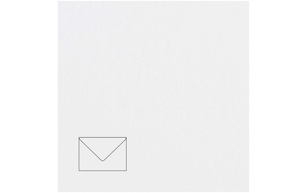 Rico Design Paper Poetry Essentials Enveloppe B6 Blanc éclatant