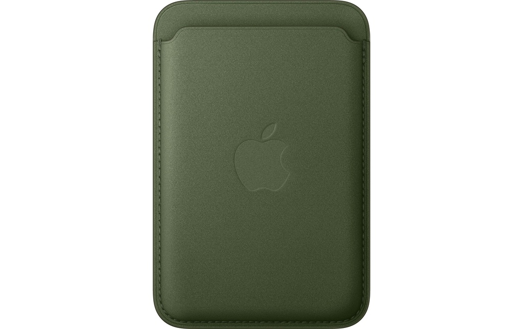 Apple iPhone Fine Woven Wallet avec MagSafe Vert mousse