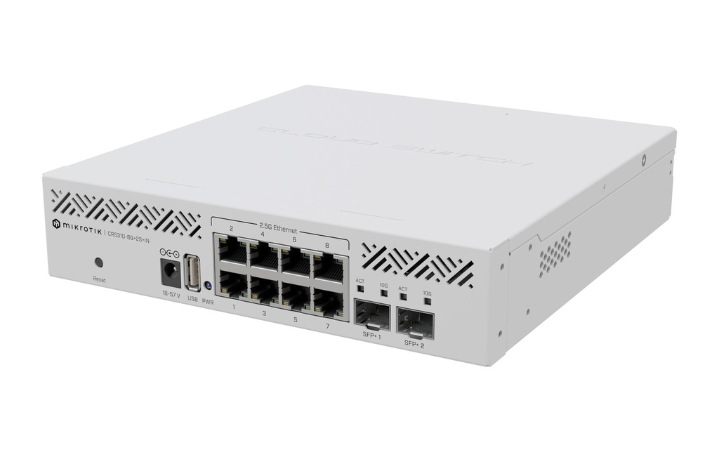 MikroTik Switch CRS310-8G+2S+IN 10 ports