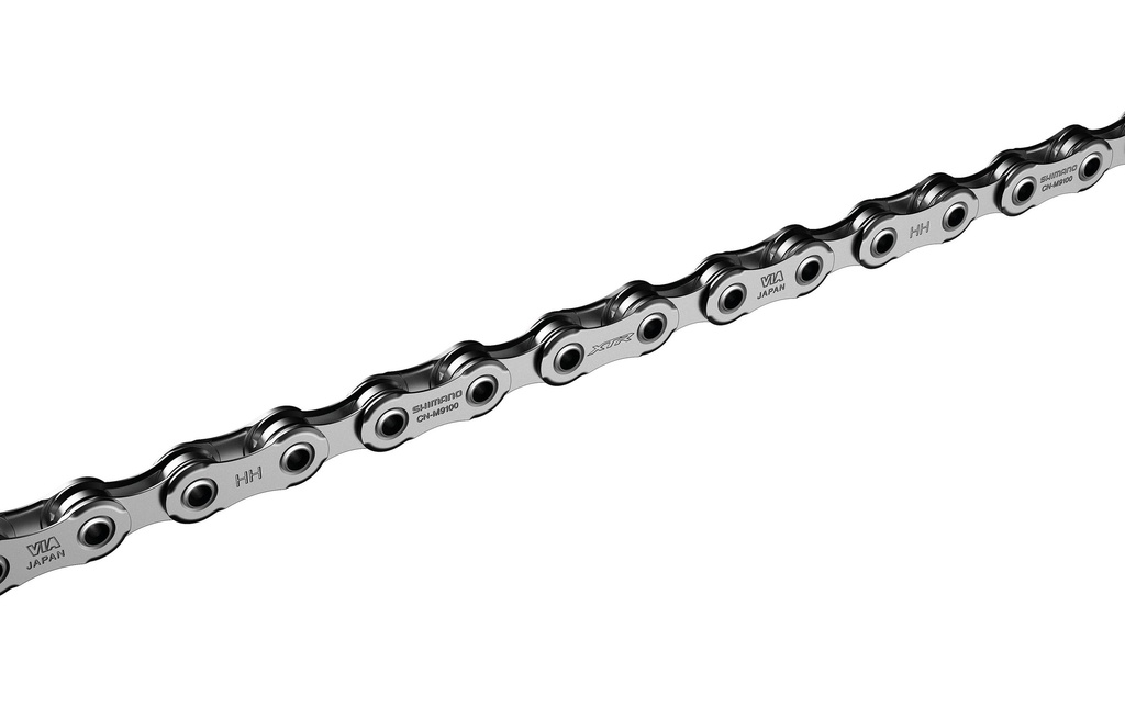Shimano Chaîne de vélo CN-M9100 12 vitesses, 116 maillons Quick-Link