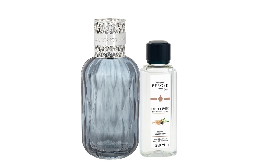 Maison Berger Lampe aromatique Quintessence 250 ml, Bleu