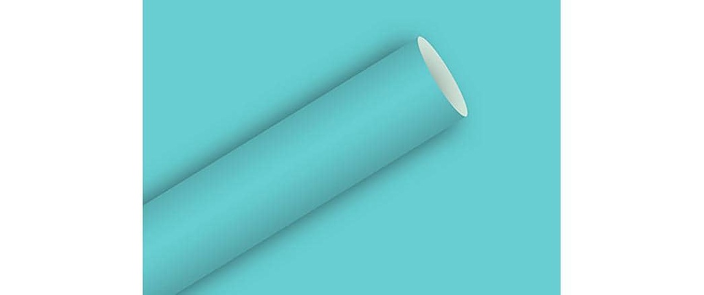 Braun + Company Papier cadeau Bleu clair uni, 2 m x 70 cm