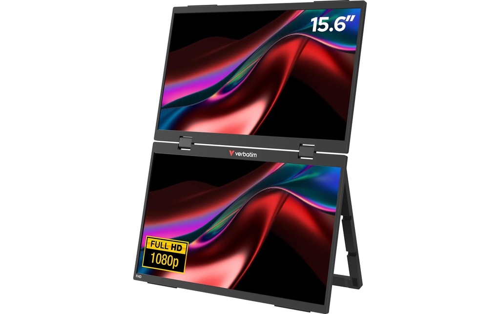 Verbatim Moniteur Portable 15.6 FHD Dual Monitor Essentials
