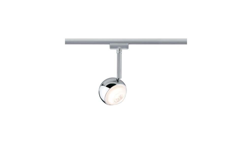 Paulmann Spot LED sur rail URail Capsule II, 6 W, 2700 K, chrome
