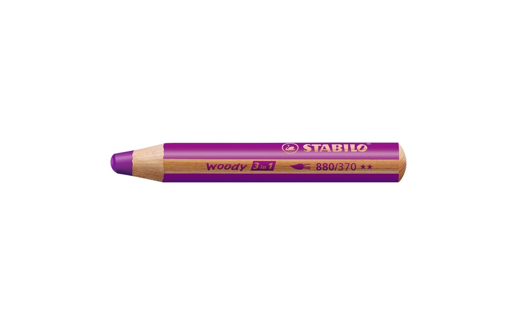 STABILO Crayons WOODY 3 en 1 érica