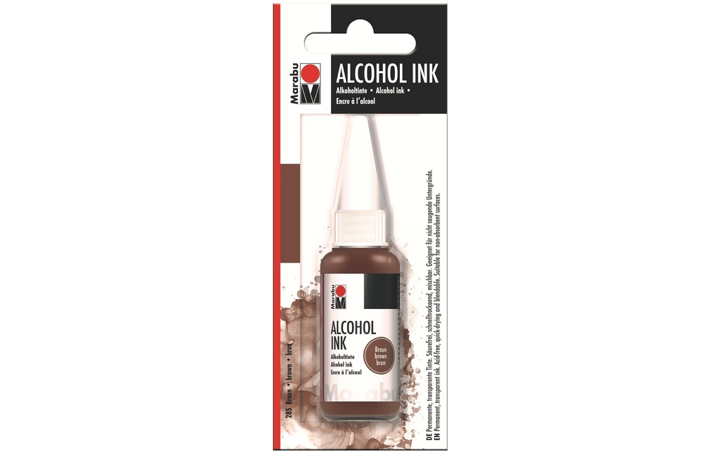 Marabu Encre à l’alcool Ink Marron, 20 ml